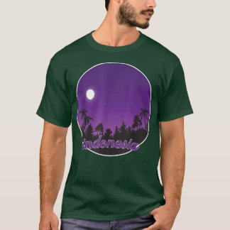T-shirt indonesia By night with Palms 