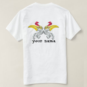 T-shirt  Indonésienne Kalimantan motif batik design T-shir