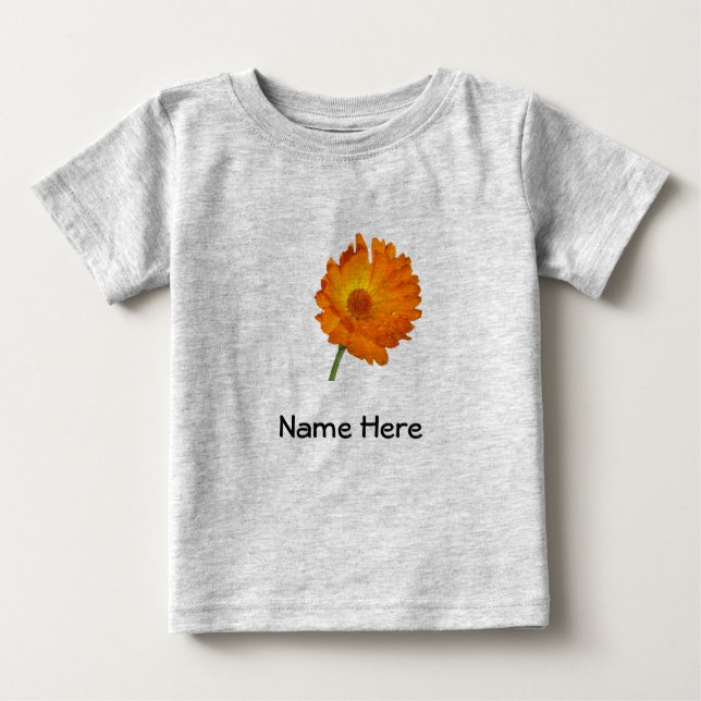 T-shirt (infant) - Calendula stem (Front)