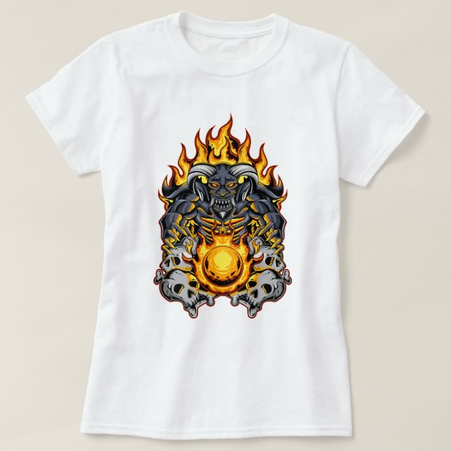 T-shirt Inferno démonique (Design devant)