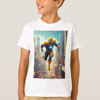 T-shirt Inferno Guardian : Fierce Eyes Superhero Imprimer