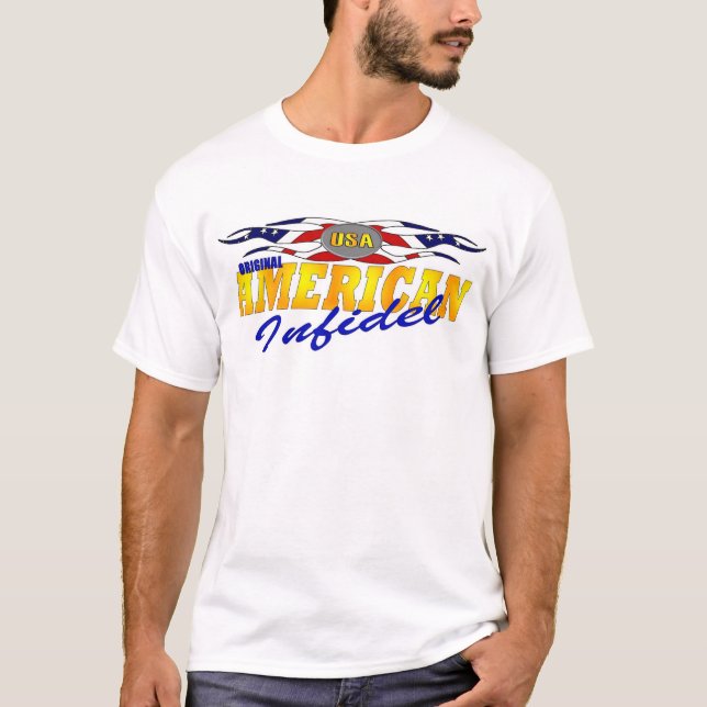 T-shirt Infidèle américain original (Devant)