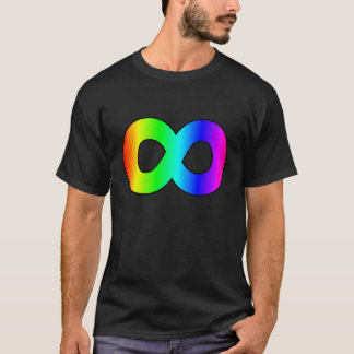 T-shirt infini d'arc-en-ciel d'autisme