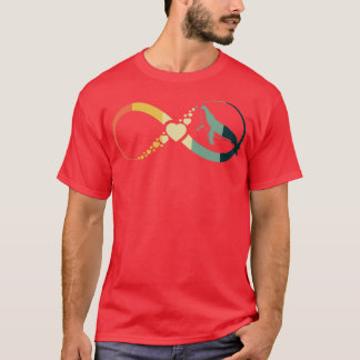 T-shirt Infinité baleine vintage