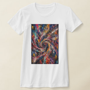 T-shirt Infinite Chaos Tourbillon Abstrait
