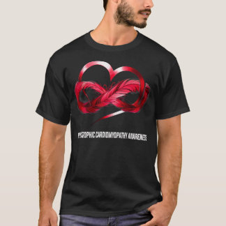 T-shirt Infinité Coeur Diomyopathie hypertrophique Sensibi