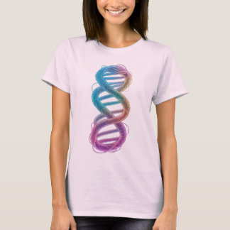 T-shirt Infinité de l'ADN arc-en-ciel