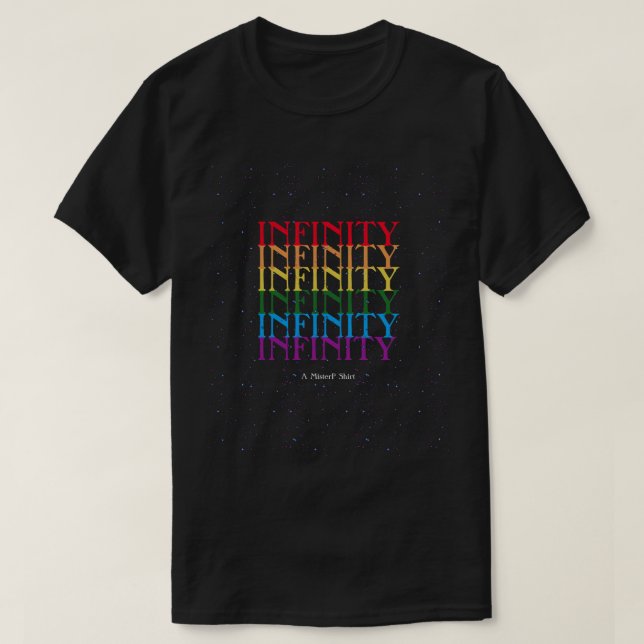 T-shirt Infinité - Une chemise MisterP (Design devant)