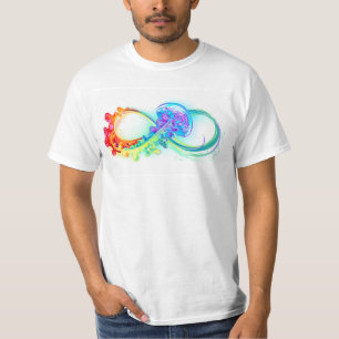 T-shirt Infinity avec Rainbow Jellyfish