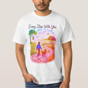 T-shirt Infinity Empreintes de pattes Vintage Pet Lover’s