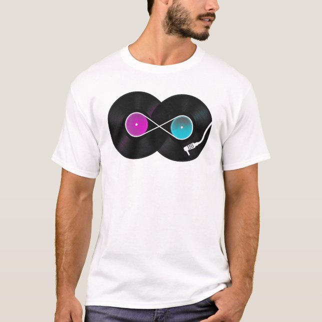 T-shirt Infinity music tune (Devant)