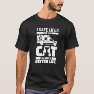 T-shirt Infirmier Cat Medic Premier Intervenant Paramédic