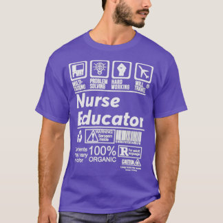 T-SHIRT INFIRMIER ÉDUCATEUR RÉSOUDRE LES PROBLÈMES DE CONC