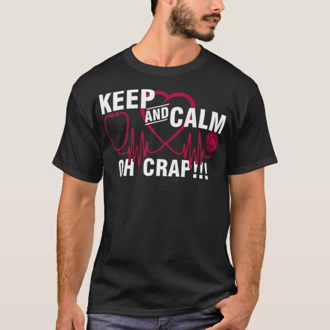 T-shirt infirmière (1) coeur (Devant)