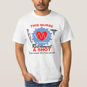 T-shirt Infirmière À La Retraite Donner À La Retraite U