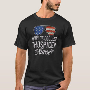 T-shirt Infirmière américaine du drapeau américain Patrio 