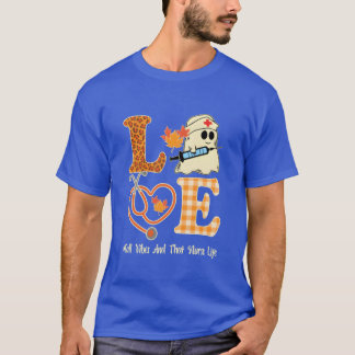 T-shirt Infirmière amour halloween vintage