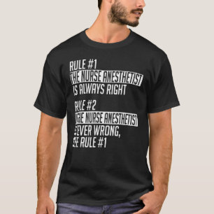 T-shirt Infirmière anesthésiste Vêtements mignons anesthés