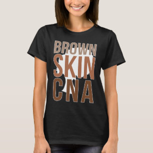 T-shirt Infirmière auxiliaire certifiée peau brune Infirmi