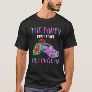 T-shirt Infirmière Cadeau La Fête Ne Commence Pas Jusqu'À