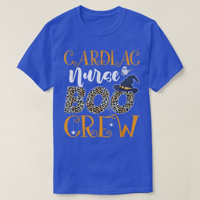 T-shirt Infirmière Cardiac Boo Crew Éffrayant Halloween Bo (Design devant)