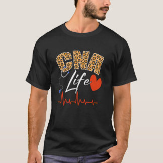 T-shirt Infirmière certifiée CNA Vie Assistant Médicale Tr