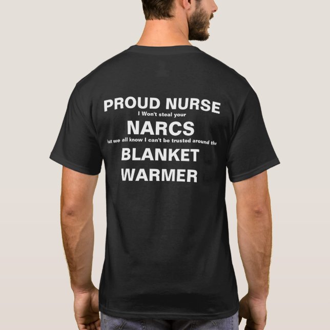 T-SHIRT INFIRMIÈRE : CHAUFFEUR DE COUVERTURE (Dos)
