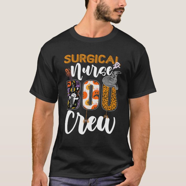 T-shirt Infirmière chirurgicale Boo Crew Halloween Matchin (Devant)