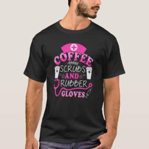 T-shirt Infirmière cool Citer des gommes à café et des gan