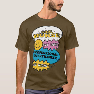 T-shirt Infirmière cool Par Jour Professionnel Surpensateu