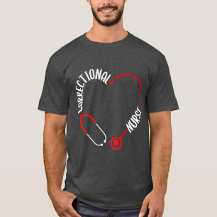 T-shirt Infirmière correctionnelle Stethoscope Infirmières