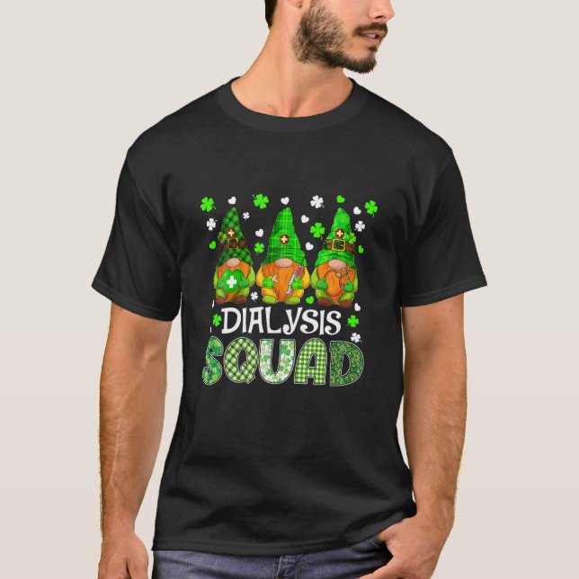 T-shirt Infirmière de Jour de la Saint Patrick de l'équipe (Devant)