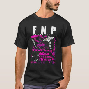 T-shirt Infirmière de la famille FNP Praticien fiable Fun