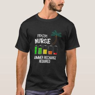 T-shirt Infirmière de la prison - Réchauffement d'été - F