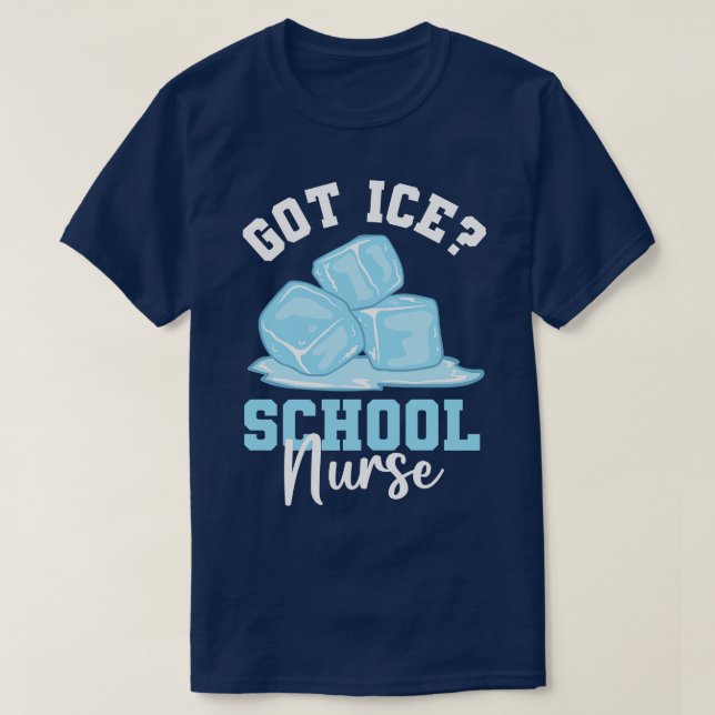 T-shirt Infirmière de l'école de glace (Design devant)