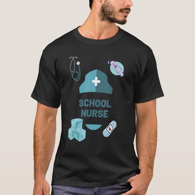 T-shirt Infirmière de l'école Outils de la Semaine des Inf (Devant)