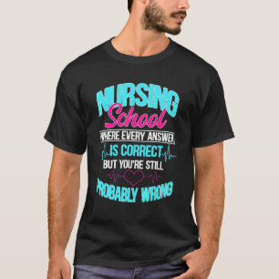 T-shirt Infirmière de l'hôpital Escadron Médicale de soins