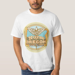 T-shirt Infirmière de l'Oregon Caduceus