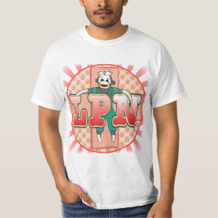 T-Shirt infirmière de LPN de singe de choc