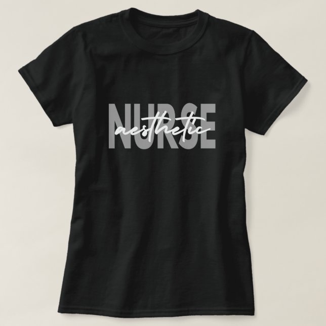 T-shirt Infirmière de remplissage cosmétique esthétique (Design devant)