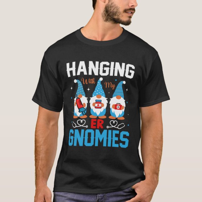 T-shirt Infirmière de salle d'urgence Interprétation clini (Devant)