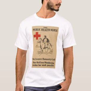 T-shirt Infirmière de santé publique - elle répond à