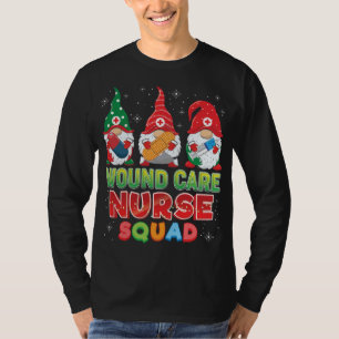 T-shirt Infirmière de soins de la blessure Squad Noël Gnom