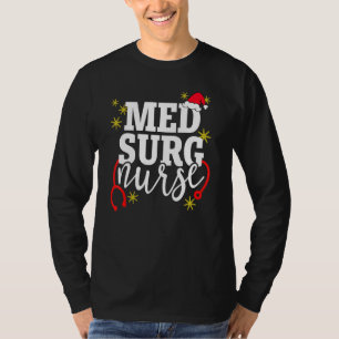 T-shirt Infirmière de surg de Noël - Santa Hat Holiday RN