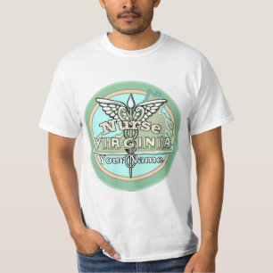 T-shirt Infirmière de Virginie Caducée