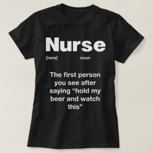 T-shirt Infirmière Définition Tee Hilaire