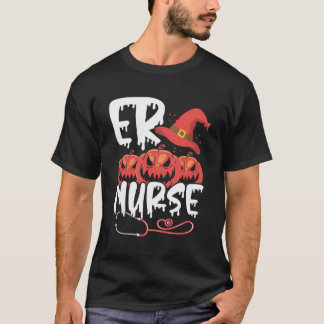 T-shirt Infirmière d'Halloween Soins infirmiers Cute Trava