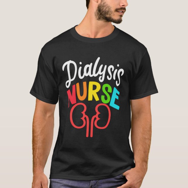 T-shirt Infirmière dialyse (Devant)