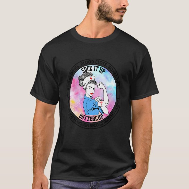 T-shirt Infirmière dialyse Femmes Tatouage Médecine Cool P (Devant)