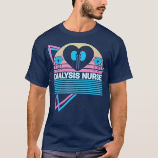 T-shirt Infirmière dialyse Retro
